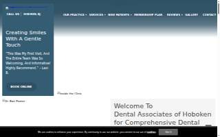 Dental Associates of Hoboken website
