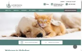 Hoboken Animal Hospital website