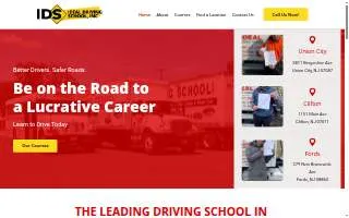 Ideal Driving School of Hoboken website