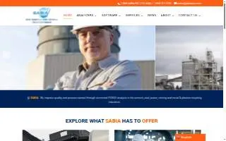 Sabia Construction website