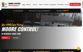 Moore Control Exterminating Co. website
