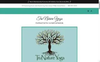 Tru Nature Yoga of Hopatcong website