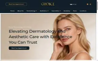 Choice Dermatology - Union website