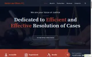 Ibezim Law Offices,P.C. website