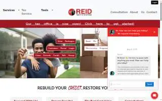 Reid Financial Solutions website
