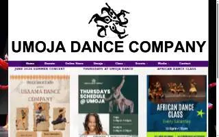 Umoja Dance Studio website