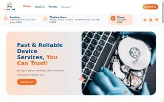 Computer Clinic of Iselin website