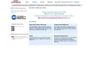 Deepa Auto Repair of Iselin website