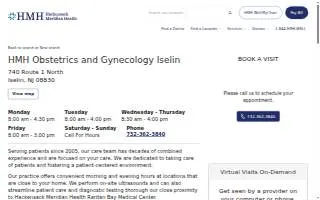HMH - Obstetrics and Gynecology - Iselin website