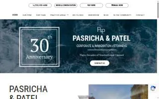 Pasricha & Patel, LLC of Iselin website