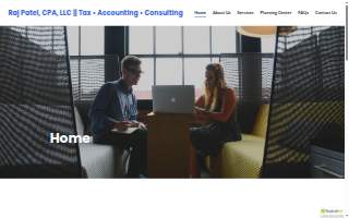 Raj Patel CPA LLC website