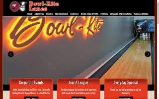 Bowl-Rite Lanes of Jersey City website