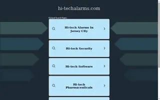 Hi Tech Alarms Inc website