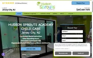 Hudson Sprouts Academy website