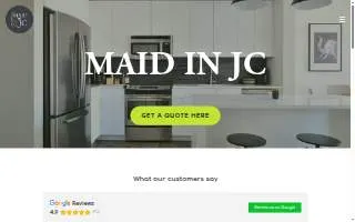 Maid in JC website