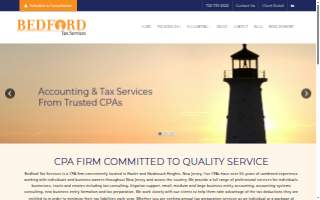 Bedford Tax Services website