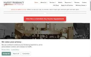 Hazlet Pharmacy Inc website