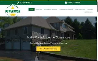 Parkway Powerwash of Keansburg website