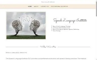 Speech Language Institute of Keansburg website