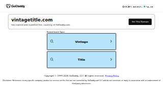 Vintage Title Services, LLC