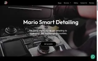 Mario Smart Detailing website