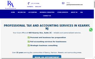 Rosas & Associates LLC, Income Tax & Accounting website