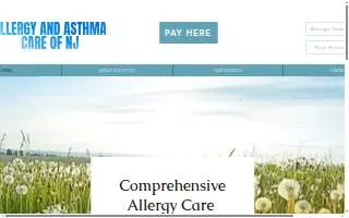 Allergy and Asthma Care of NJ website