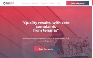 Blue Jet Power Wash website