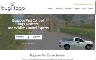Bugaboo Pest Control website