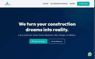Clearbrook Builders website