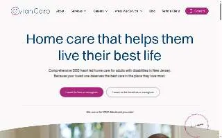 Evian Care: DDD Home Care In New Jersey website