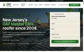 Green Apple Roofing of Lakewood website