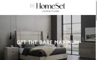 HomeSet Furniture website