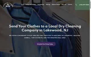 Lakewood Cleaners website