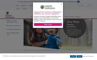 Superior Senior Care of Pine Bluff website