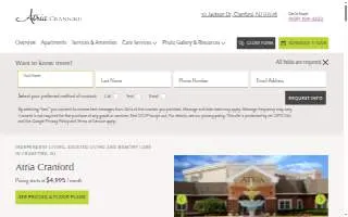 Atria Cranford website