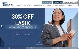 Associates in Ophthalmology of Livingston website