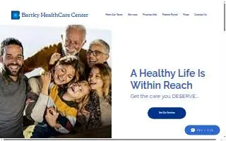 Bartky Healthcare Center website