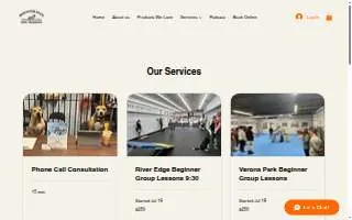 Behavior Plus Dog Training of Livingston website