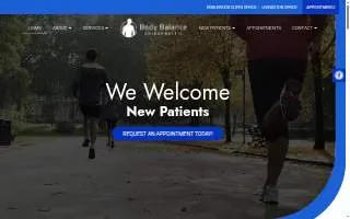 Body Balance Chiropractic website