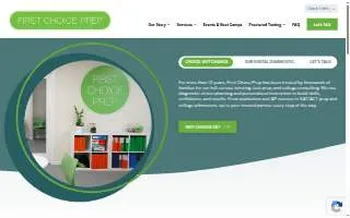 First Choice Prep website