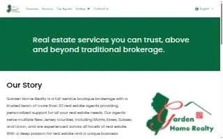 Garden Home Realty website