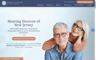 Hearing Doctors of New Jersey - Clifton website