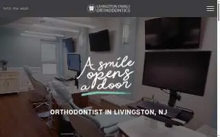 Livingston Family Orthodontics website