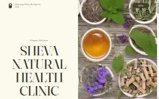 Sheva Natural Health Clinic website