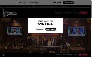 The Landmark website