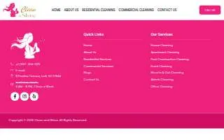 Clean and Shine of Lodi website