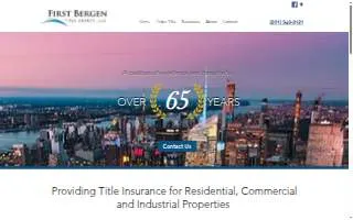 First Bergen Title Agency LLC of Lodi website