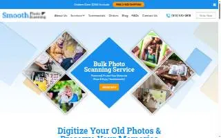 Smooth Photo Scanning website