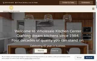 Wholesale Kitchen Center website